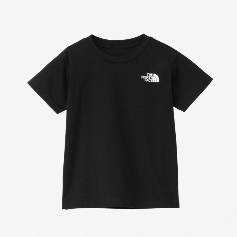 ザ・ノース・フェイスTHENORTHFACEアウトドアカジュアルウェア半袖TシャツトドラーショートスリーブバンダナスクェアロゴティーTNFTS/SBANDANASQTNTT32546-Kジュニアキッズ子ども男の子女の子25SS春夏