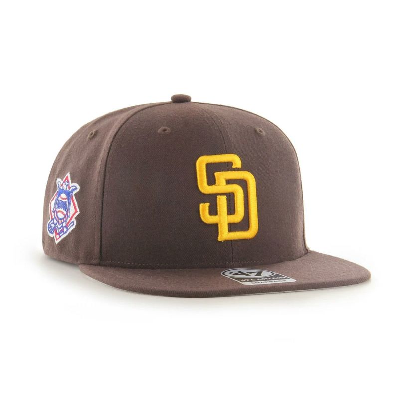 フォーティーセブン47アウトドアカジュアル帽子キャップ47キャプテンシュアショットサンディエゴ・パドレスブラウンSURESHOT'47CAPTAIN14751120メンズレディースユニセックス25SP春夏