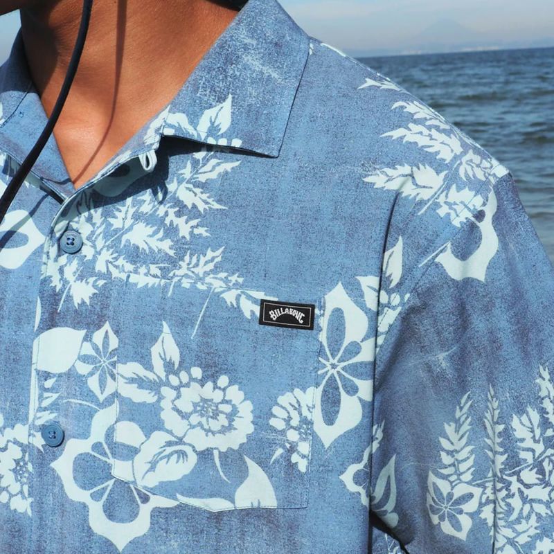 ビラボンBILLABONGサーフィンサーフウェア半袖シャツ水陸両用UVカットSUBMERSIBLESHIRTS半袖シャツBF011120メンズ男性25SU春夏