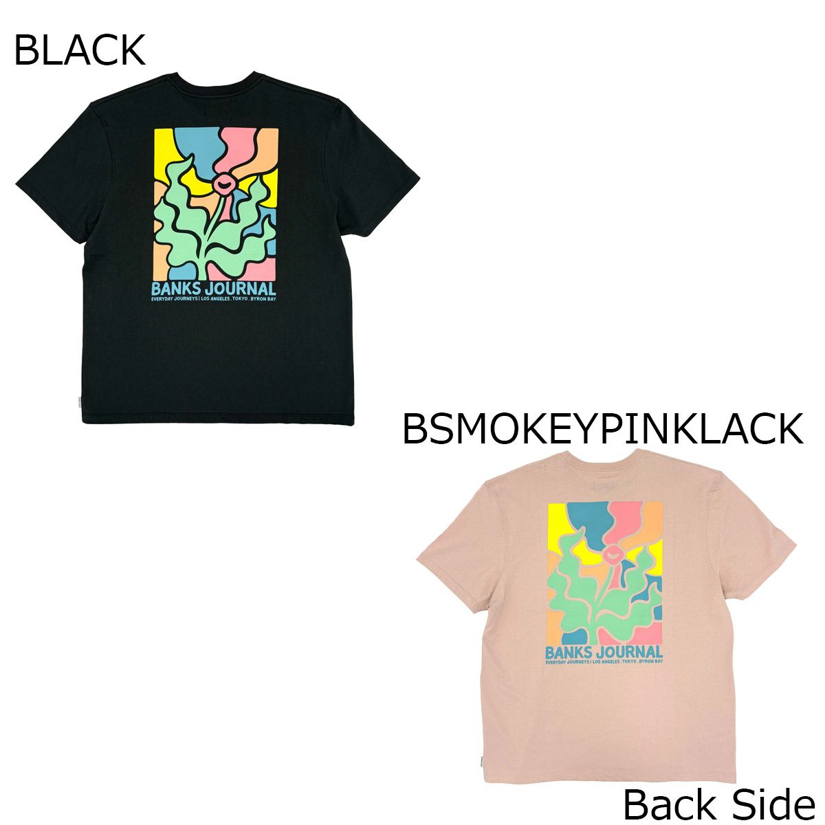 バンクスジャーナルBANKSJOURNALサーフィンサーフウェア半袖TシャツPASTELSSTEEBK251MST04メンズ男性25SP春夏