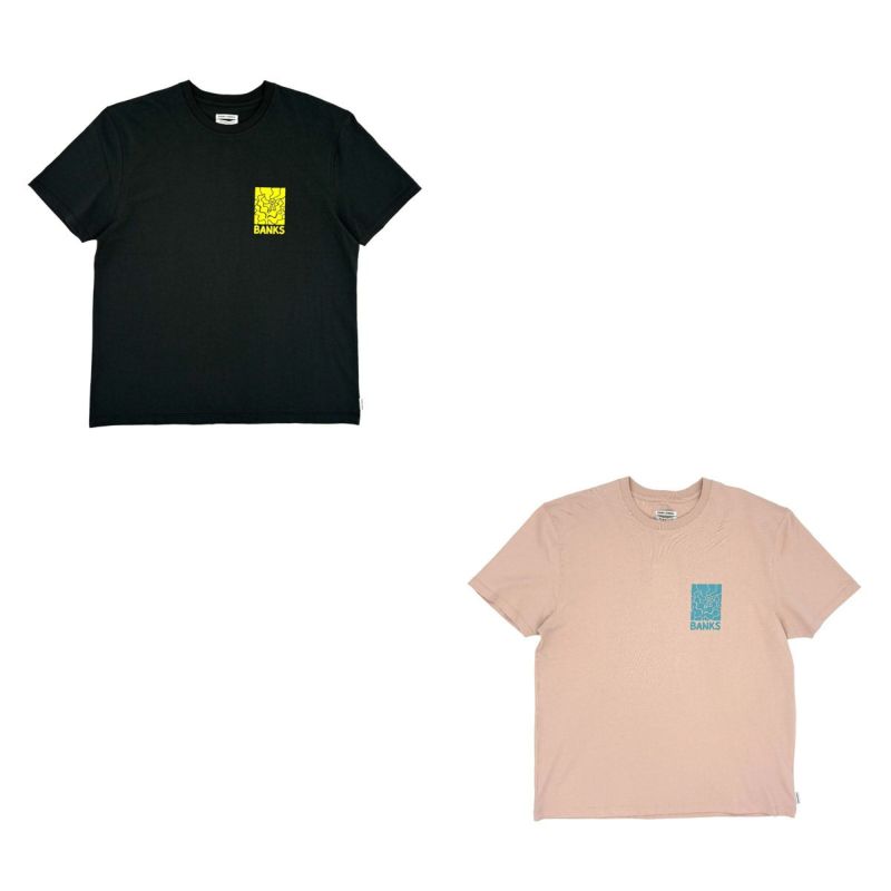 バンクスジャーナルBANKSJOURNALサーフィンサーフウェア半袖TシャツPASTELSSTEEBK251MST04メンズ男性25SP春夏