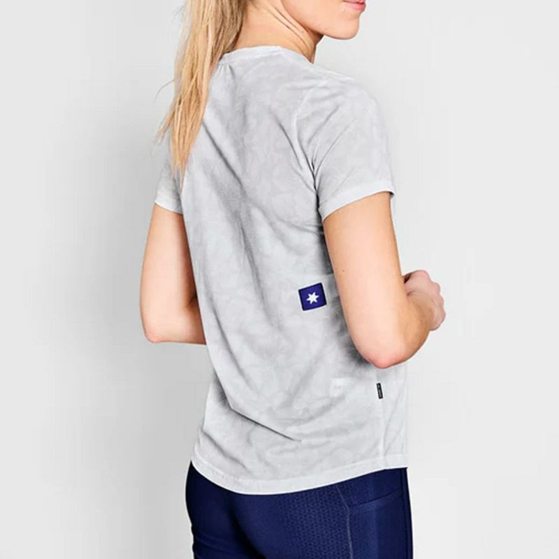 セイスカイSAYSKYランニングウェア半袖TシャツFlowerCombatT-shirtNWRSS31C1030レディース女性25SP春夏