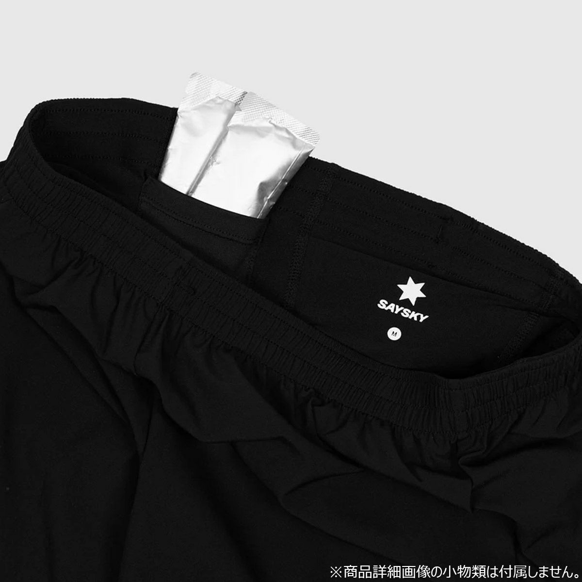 セイスカイSAYSKYランニングウェアボトムスショートハーフパンツ短パンPaceShorts6inchXMRSH22C901メンズ男性25SP春夏