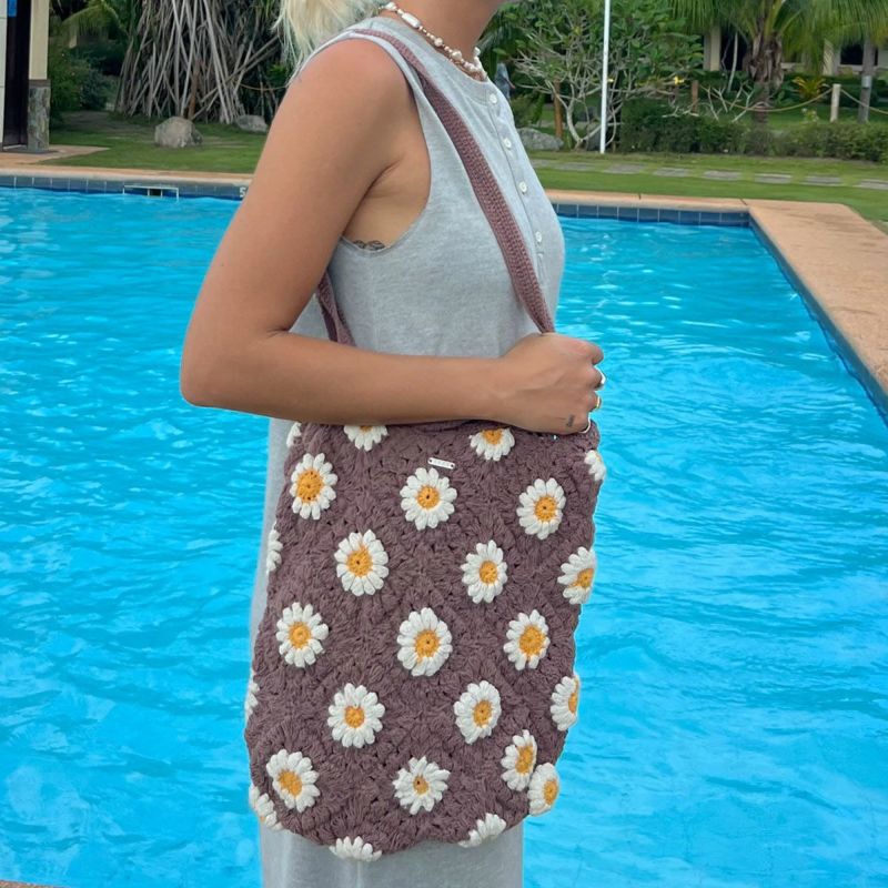 ロキシーROXYサーフィンサーフ鞄バッグトートバッグWANDERINGBEACHウィメンズクロシェバッグERJBT03413レディース女性25SP春夏