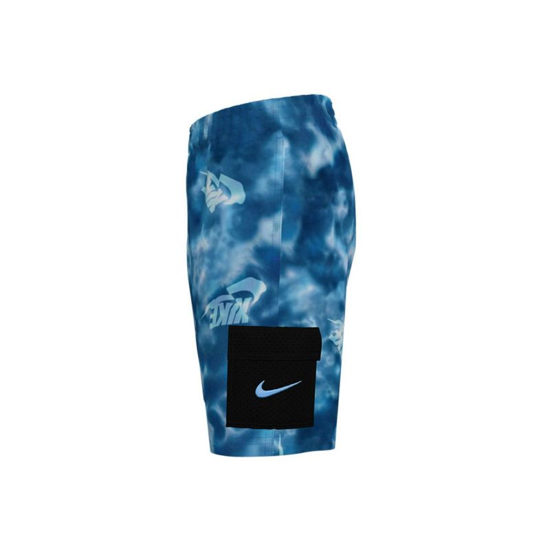 ナイキNIKEサーフィンサーフ水着ボードショーツトランクス海パンボーイズタイダイカモプリント7ボレーショーツNESSF794-N400ジュニアキッズ子ども男の子25SP春夏
