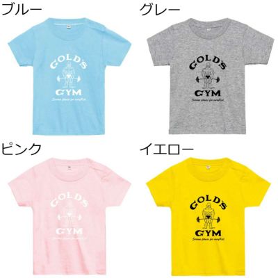 ゴールドジムGOLD'SGYMジムフィットネストレーニングウェア半袖TシャツベビーTシャツ(クラシックジョー)G2228ジュニアキッズ子ども男の子女の子