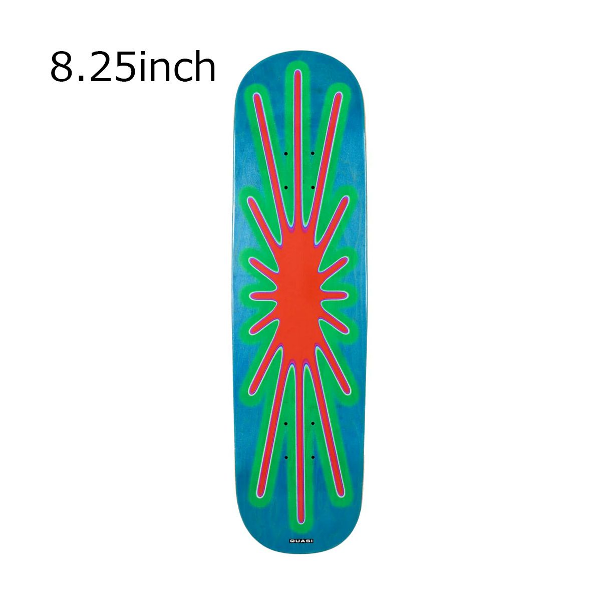 クアジQUASIスケボースケートボードデッキ板Blast18.2517411K430062