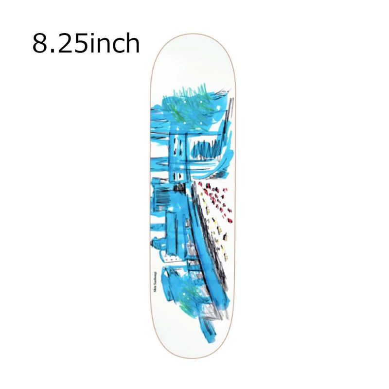 ポーラーPOLARスケボースケートボードデッキ板シンサンボンギシンシティShinSanbongiShinCity8.25PSC-SP25-98-825