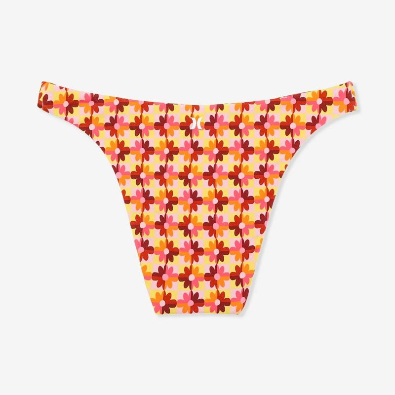 ハーレーHurleyサーフィンサーフ水着ファッション水着デイジータイルチーキースクープボトムDAISYTILECHEEKYSCOOPBTMHU061B5-25SSレディース女性25SU春夏