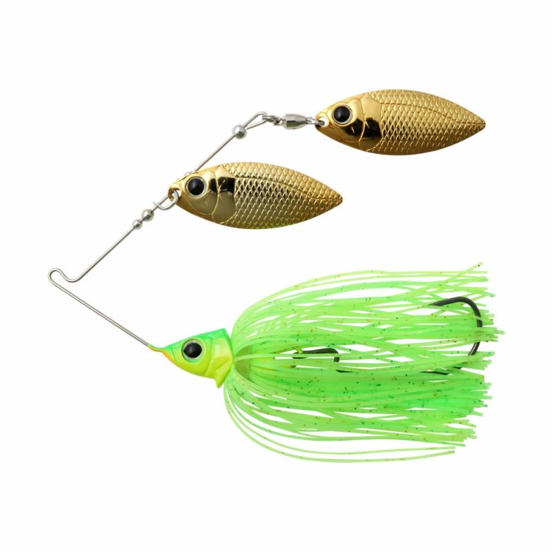 デプスDEPSフィッシング釣りルアーGLIDEHEADSPINNERBAIT3/8グライドヘッドスピナーベイト3/8#04ライムチャート0004-3804