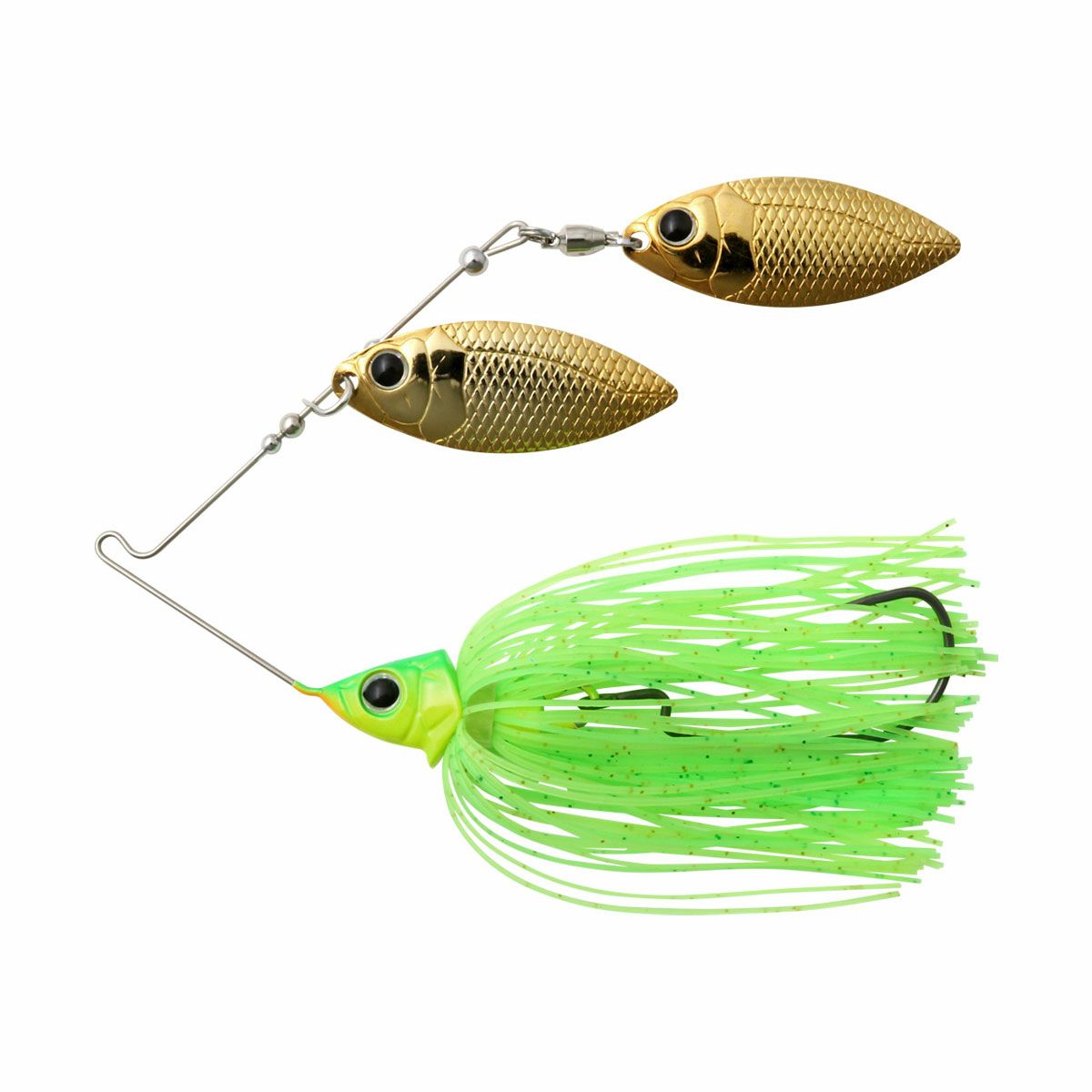 デプスDEPSフィッシング釣りルアーGLIDEHEADSPINNERBAIT3/8グライドヘッドスピナーベイト3/8#04ライムチャート0004-3804