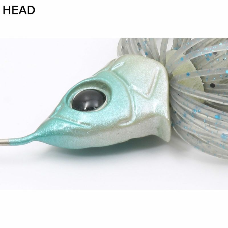 デプスDEPSフィッシング釣りルアーGLIDEHEADSPINNERBAIT3/8グライドヘッドスピナーベイト3/8#10デッドグラス0004-3810