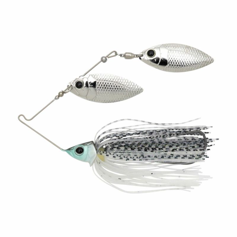デプスDEPSフィッシング釣りルアーGLIDEHEADSPINNERBAIT3/8グライドヘッドスピナーベイト3/8#16グリーンクリスタル0004-3816