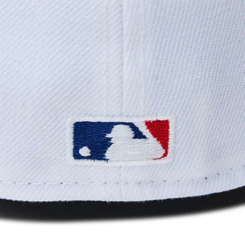 ニューエラNEWERAアウトドアカジュアル帽子キャップ59FIFTYA-FrameDodgersPackロサンゼルスドジャースホワイトダークロイヤルバイザー14388819メンズレディースユニセックス25SP春夏