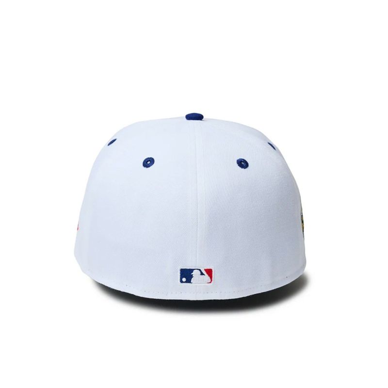 ニューエラNEWERAアウトドアカジュアル帽子キャップ59FIFTYDodgersPackロサンゼルスドジャースホワイトダークロイヤルバイザー14388863メンズレディースユニセックス25SP春夏