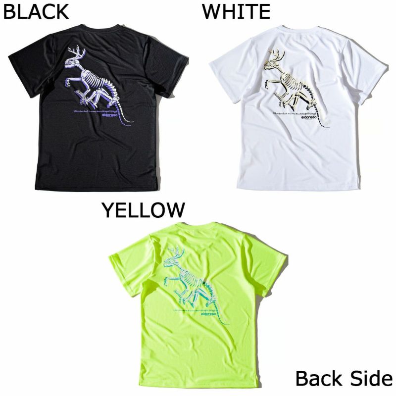 エルドレッソELDORESOランニングウェア半袖TシャツDinosaurTeeE1015115メンズレディースユニセックス25SP春夏