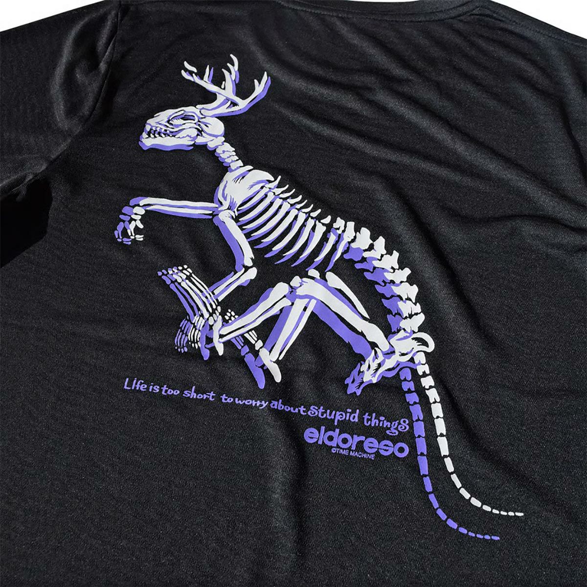 エルドレッソELDORESOランニングウェア半袖TシャツDinosaurTeeE1015115メンズレディースユニセックス25SP春夏