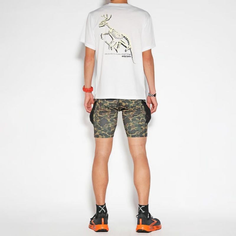 エルドレッソELDORESOランニングウェア半袖TシャツDinosaurTeeE1015115メンズレディースユニセックス25SP春夏