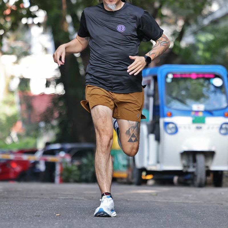 エルドレッソELDORESOランニングウェア半袖TシャツDinosaurTeeE1015115メンズレディースユニセックス25SP春夏