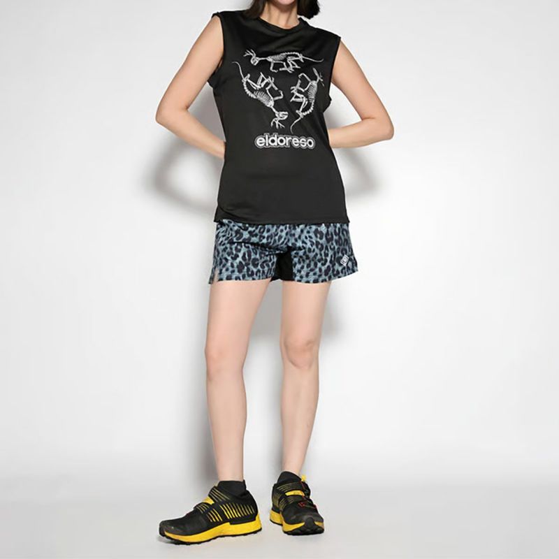 エルドレッソELDORESOランニングウェアノースリーブタンクトップDinosaurSleevelessE1220615メンズレディースユニセックス25SP春夏