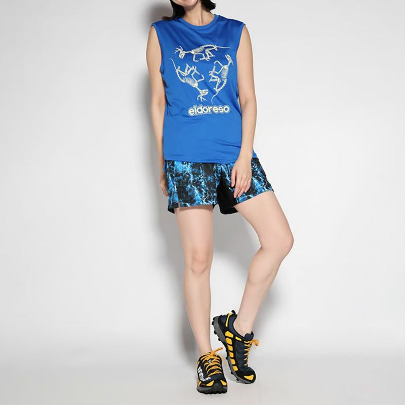 エルドレッソELDORESOランニングウェアノースリーブタンクトップDinosaurSleevelessE1220615メンズレディースユニセックス25SP春夏