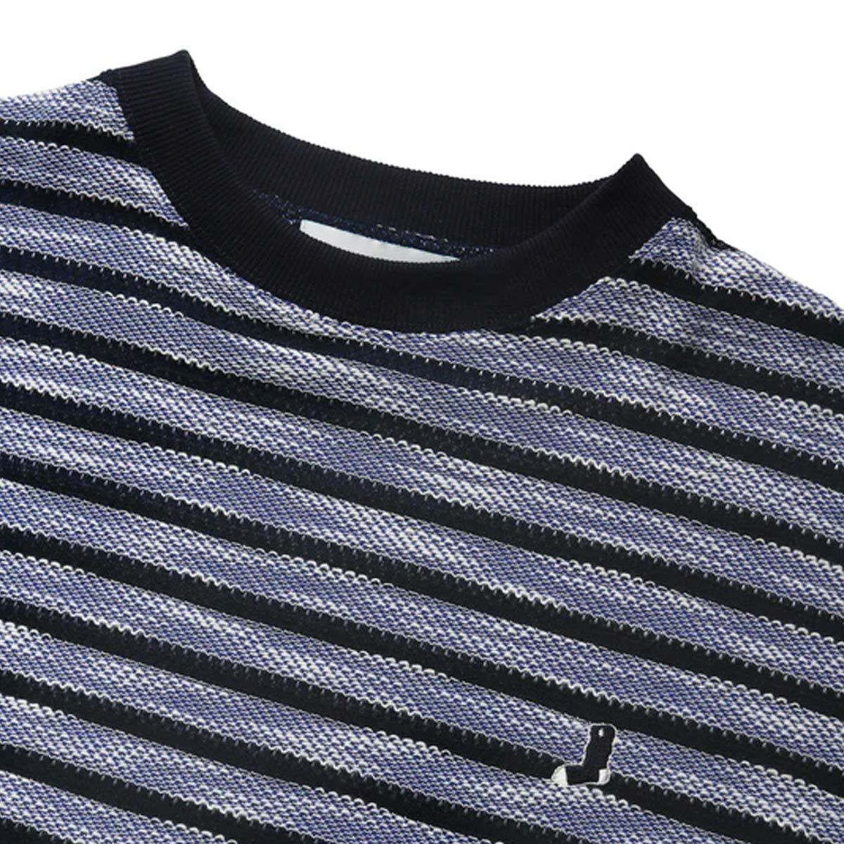 ウィムジーWHIMSYスケボースケートボードウェア半袖TシャツスラブニットボーダーSlubKnitBorderTee12231U130224メンズ男性25SP春夏