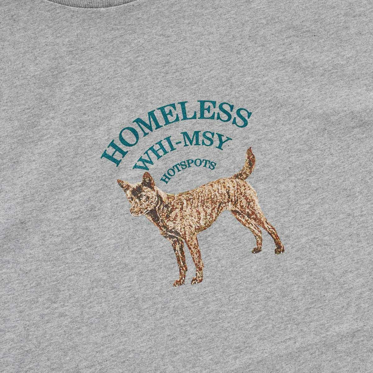 ウィムジーWHIMSYスケボースケートボードウェア半袖TシャツHOMELESSTEE12231U130233メンズ男性25SU春夏