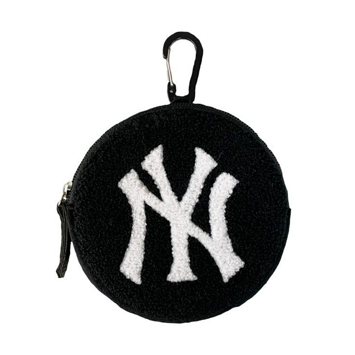 イーカムE-COMベースボール野球ソフトボールアクセサリーMLBサークルロゴポーチカラビナ付きニューヨークヤンキースYK-PCH16メンズレディースユニセックス25SP春夏