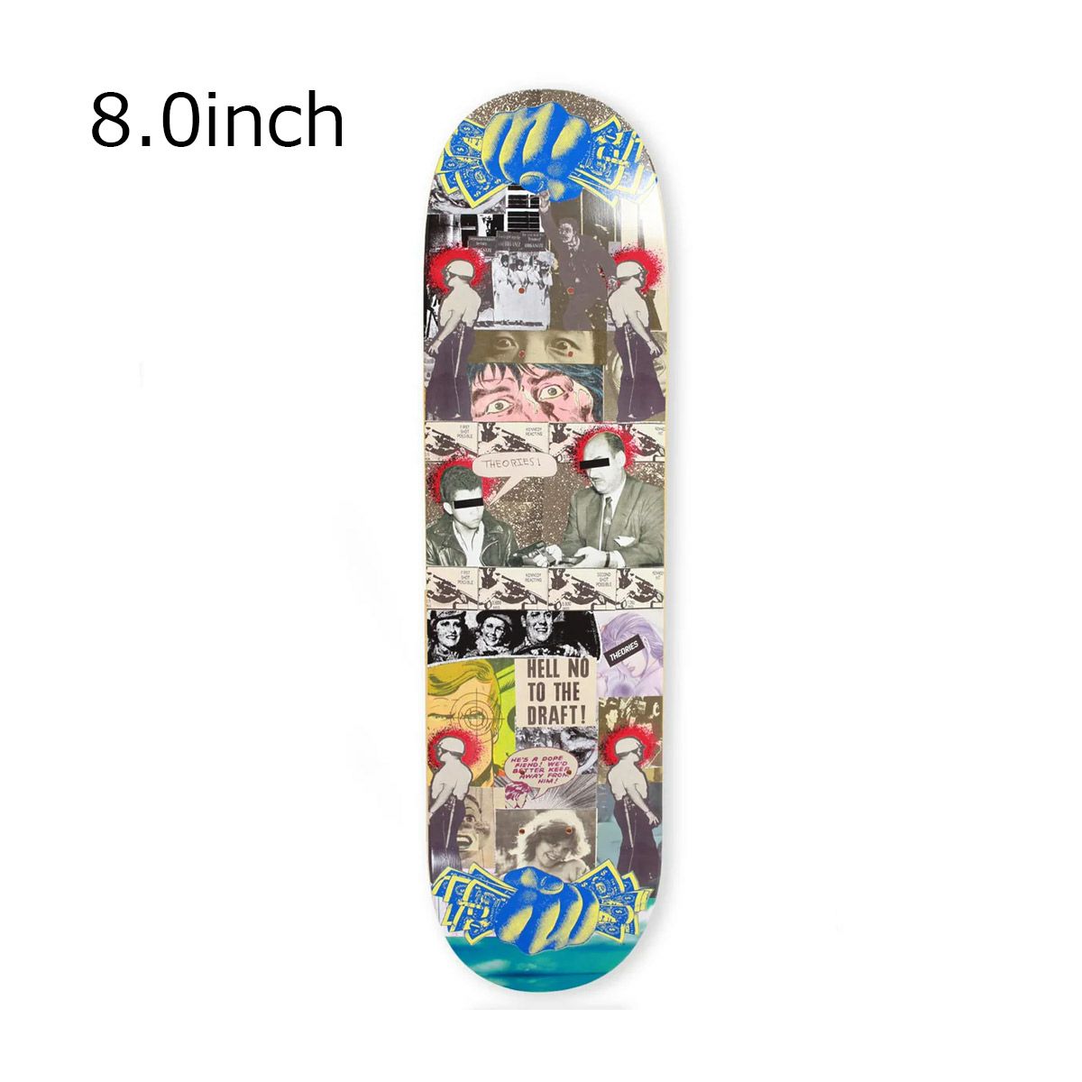 セオリーズTHEORIESスケボースケートボードデッキ板FIXATEDECK8.036391SE80144