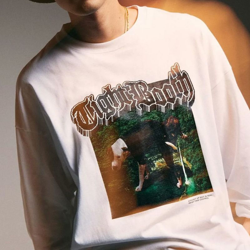タイトブースTIGHTBOOTHスケボースケートボードウェア長袖TシャツロンTドギーピスDOGGYPISSL/ST-SHIRTSS25-T04メンズ男性25SP春夏