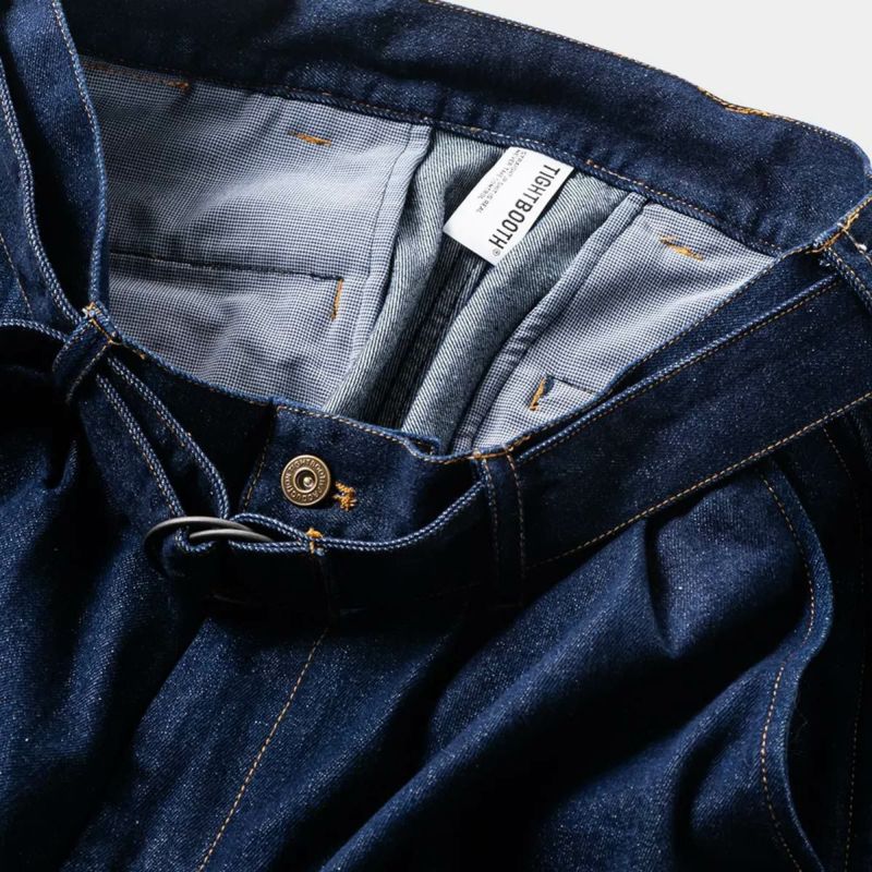 タイトブースTIGHTBOOTHスケボースケートボードウェアボトムスロングパンツ長ズボンデニムバルーンパンツDENIMBALLOONPANTSSS25-B02メンズ男性25SP春夏