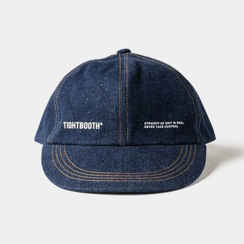 タイトブースTIGHTBOOTHスケボースケートボード帽子キャップラベルロゴデニム6パネルLABELLOGODENIM6PANELSS25-H02メンズレディースユニセックス25SP春夏