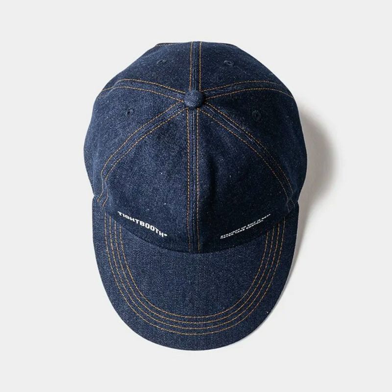 タイトブースTIGHTBOOTHスケボースケートボード帽子キャップラベルロゴデニム6パネルLABELLOGODENIM6PANELSS25-H02メンズレディースユニセックス25SP春夏