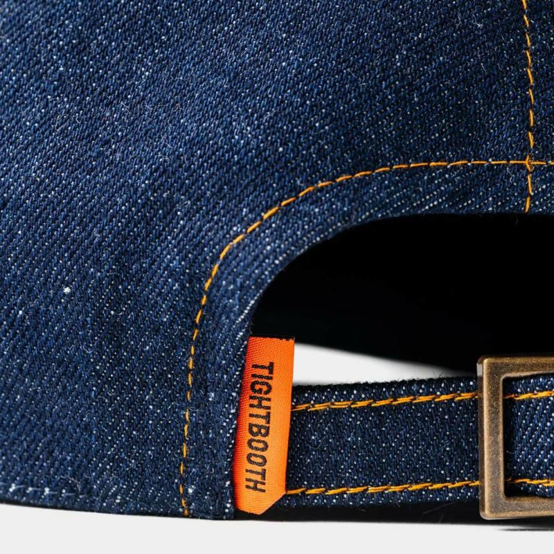 タイトブースTIGHTBOOTHスケボースケートボード帽子キャップラベルロゴデニム6パネルLABELLOGODENIM6PANELSS25-H02メンズレディースユニセックス25SP春夏