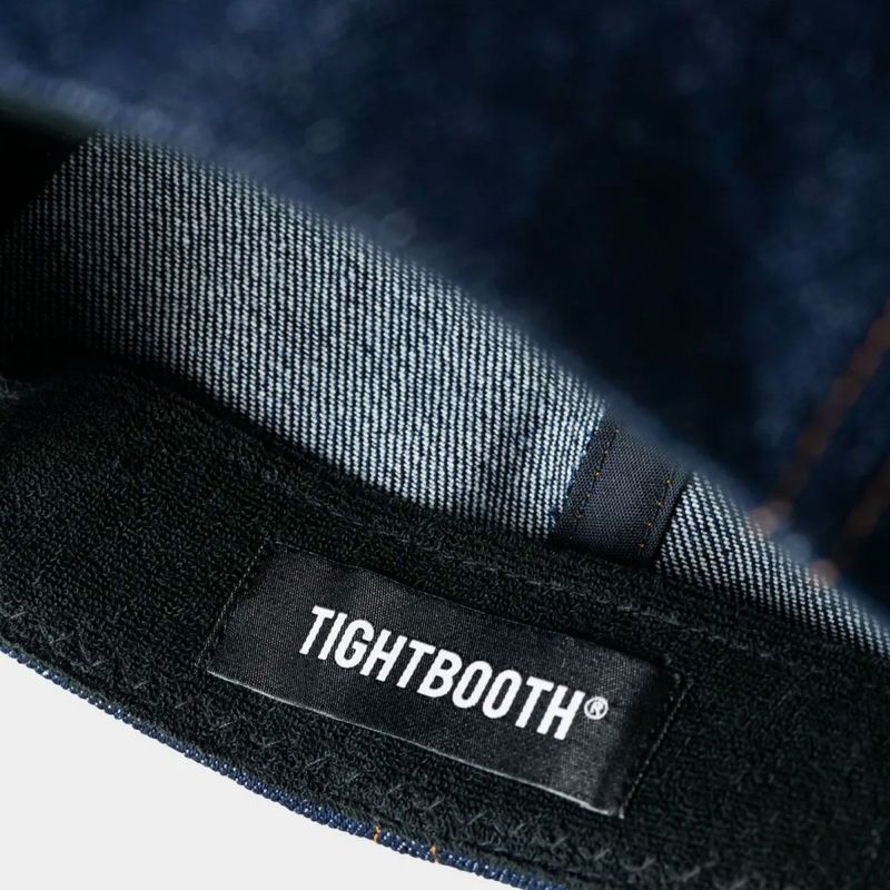 タイトブースTIGHTBOOTHスケボースケートボード帽子キャップラベルロゴデニム6パネルLABELLOGODENIM6PANELSS25-H02メンズレディースユニセックス25SP春夏
