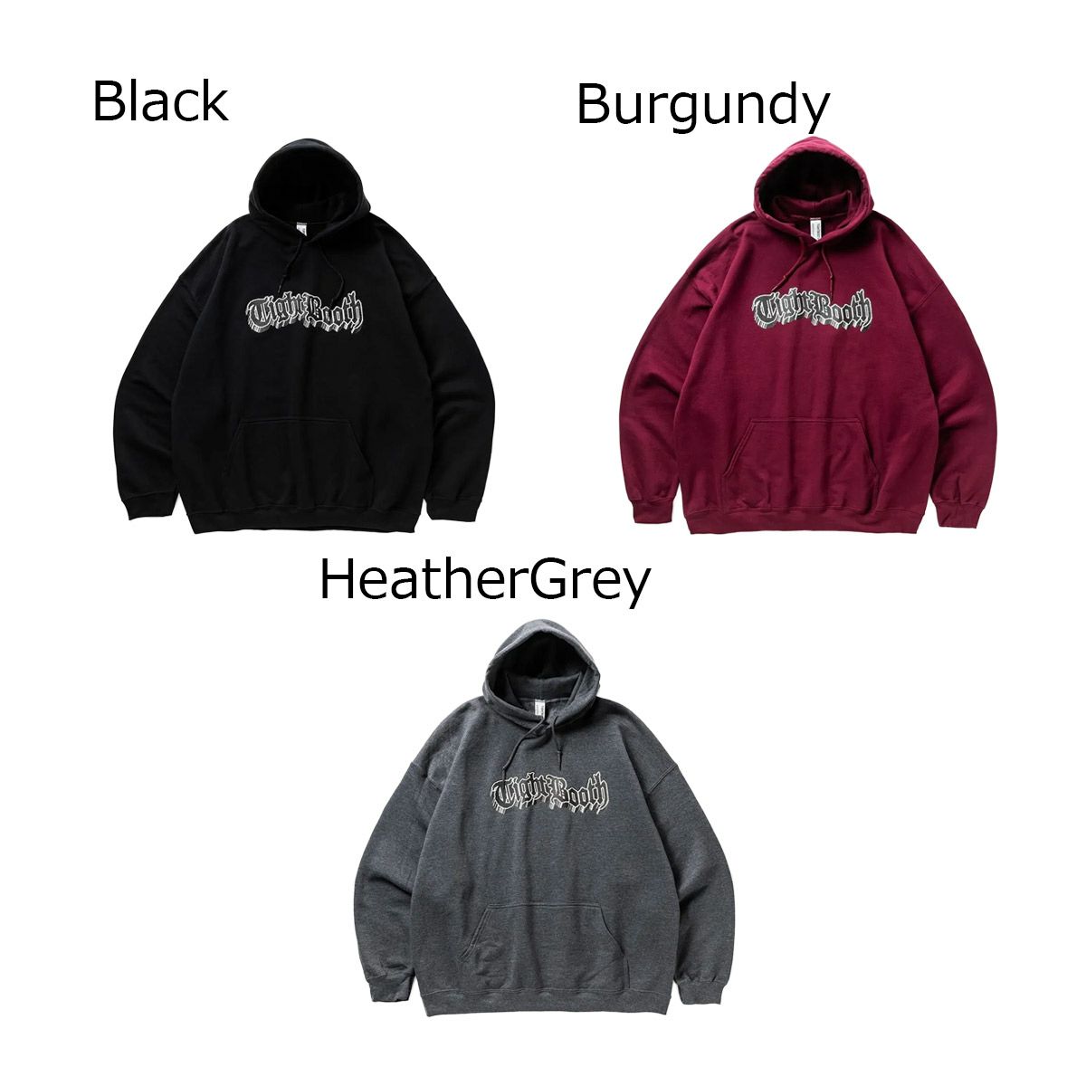 タイトブースTIGHTBOOTHスケボースケートボードウェアスウェットパーカー3Dロゴフーデッドスウェットシャツ3DLOGOHOODEDSWEATSHIRTSS25-SW05メンズ男性25SP春夏