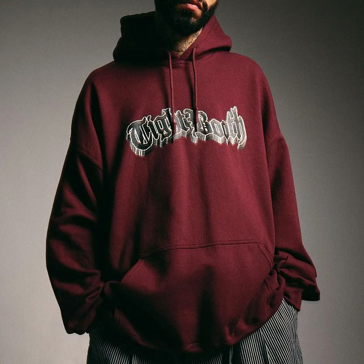 タイトブースTIGHTBOOTHスケボースケートボードウェアスウェットパーカー3Dロゴフーデッドスウェットシャツ3DLOGOHOODEDSWEATSHIRTSS25-SW05メンズ男性25SP春夏