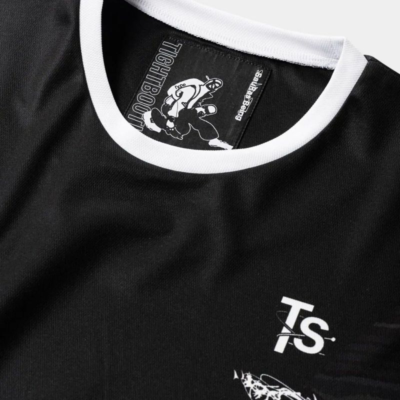 タイトブースTIGHTBOOTHスケボースケートボードウェア長袖TシャツロンTタイトブース×ソーラスビーイングL/SサッカージャージTIGHTBOOTH×SauRasBeingL/SSOCCERJERSEYSS25-SRB03メンズ男性25SP春夏
