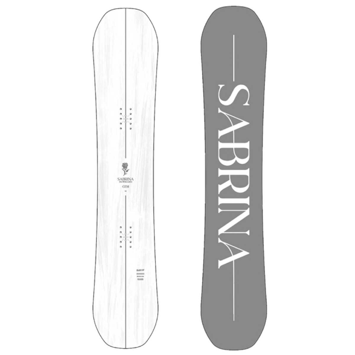 サブリナSABRINAスノボースノボスノーボード板ジーティーエイチGTH631-250-05レディース女性25-26