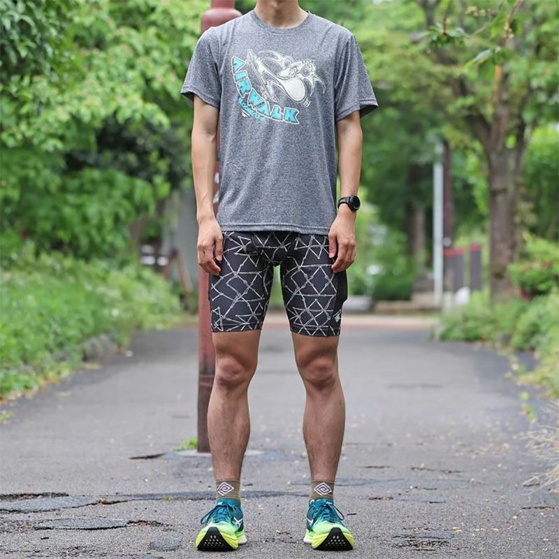 エルドレッソELDORESOランニングウェア半袖TシャツAirwalk-2TeeE1015315メンズレディースユニセックス25SP春夏