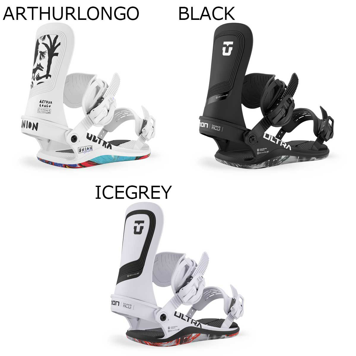 ユニオンUNIONスノボースノボスノーボードバインディングビンディングULTRA11020100メンズ男性25-26