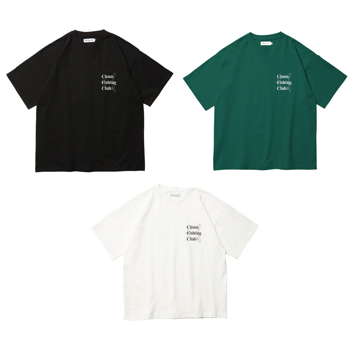 エビセンEVISENスケボースケートボードウェア半袖TシャツカオスフィッシングクラブドライロゴChaosFishingClubDRYLOGOTEE25SS-CFC07メンズ男性25SP春夏
