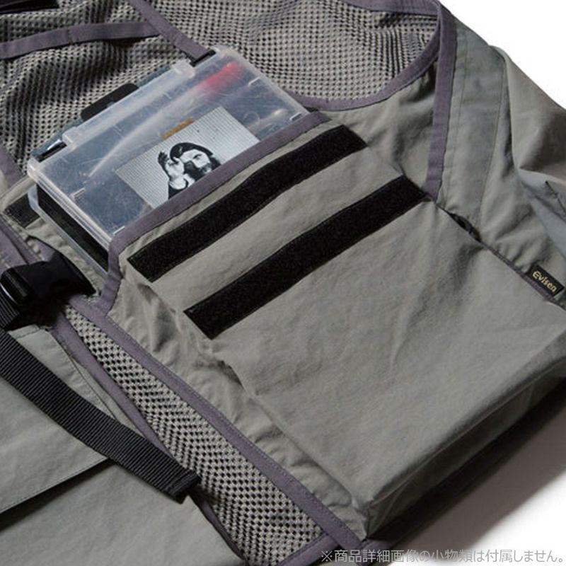 エビセンEVISENスケボースケートボードウェアベストバトルフィッシュベストBATTLEPHISHVEST25SS-JK05メンズ男性25SP春夏