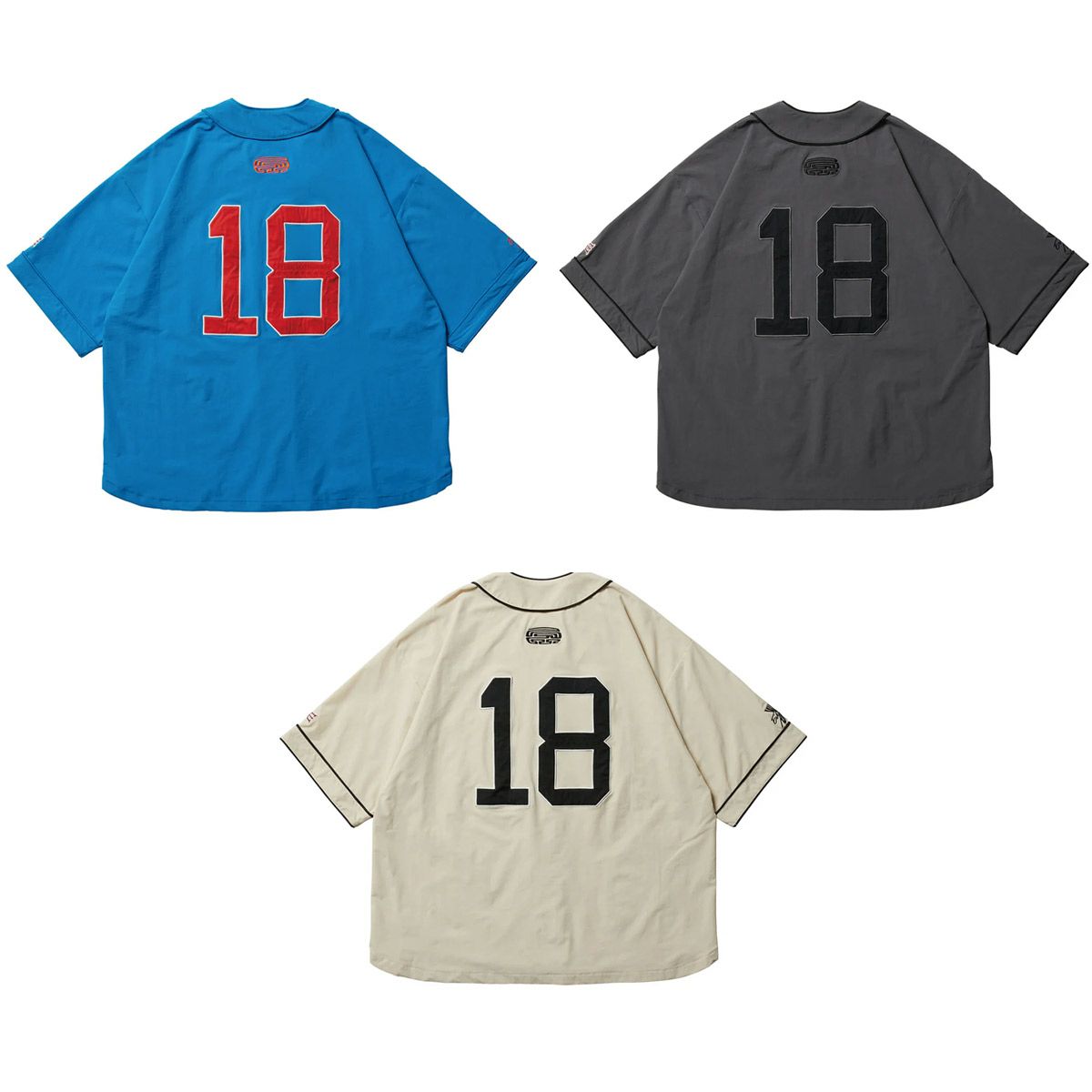エビセンEVISENスケボースケートボードウェア半袖シャツオフィシャルレプリカベースボールシャツOFFICIALREPLICABASEBALLSHIRT25SS-SH02メンズ男性25SP春夏
