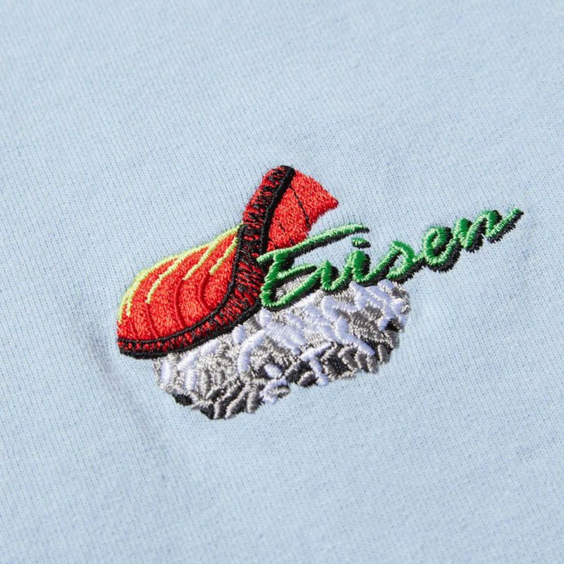 エビセンEVISENスケボースケートボードウェア半袖TシャツスシSUSHITEEV225SS-T10メンズ男性25SP春夏