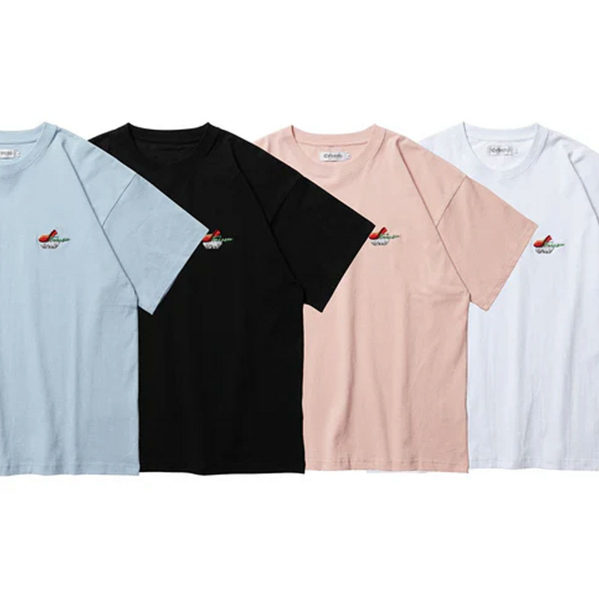 エビセンEVISENスケボースケートボードウェア半袖TシャツスシSUSHITEEV225SS-T10メンズ男性25SP春夏