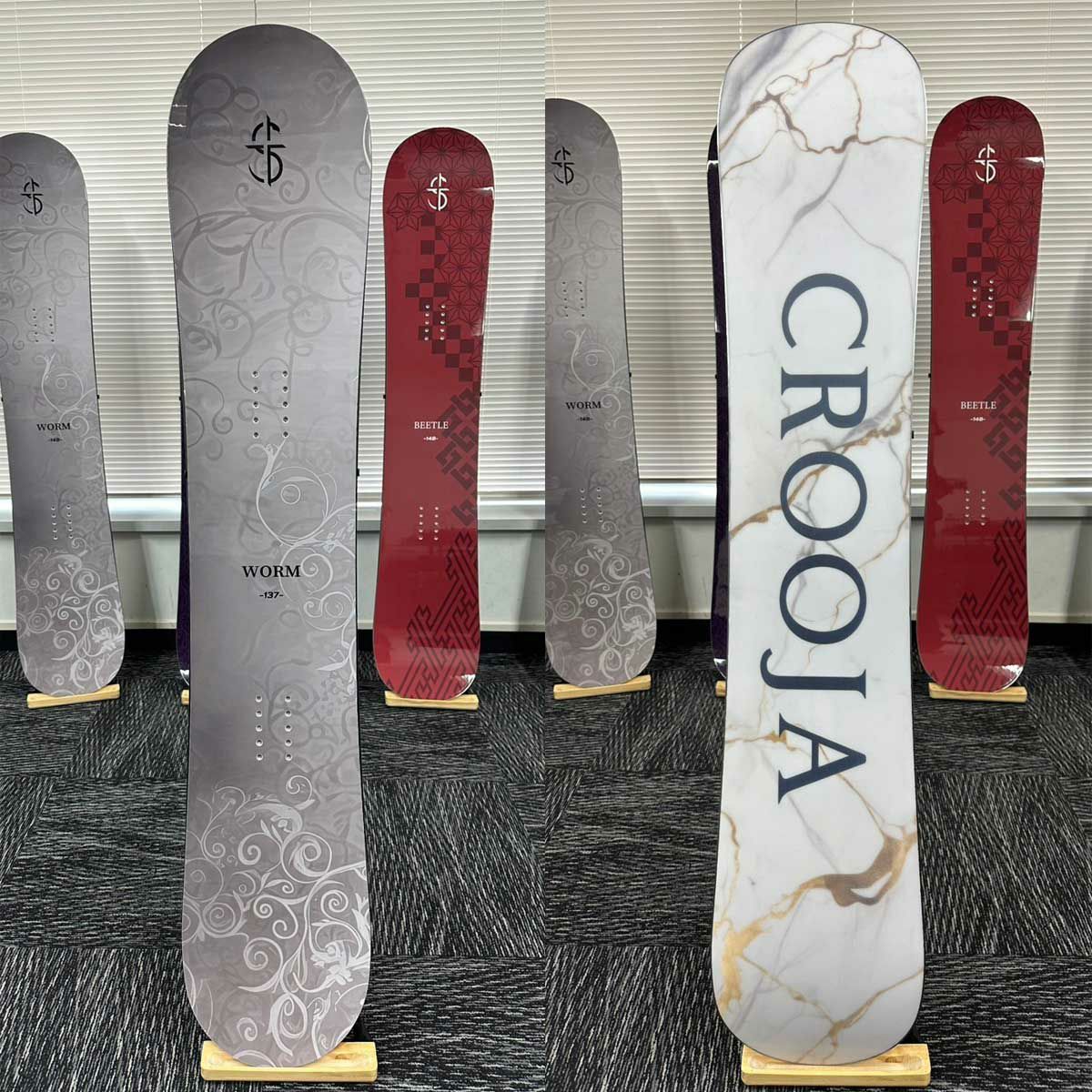 クロージャCROOJAスノボースノボスノーボード板ワームWORMWORM2526メンズレディースユニセックス25-26