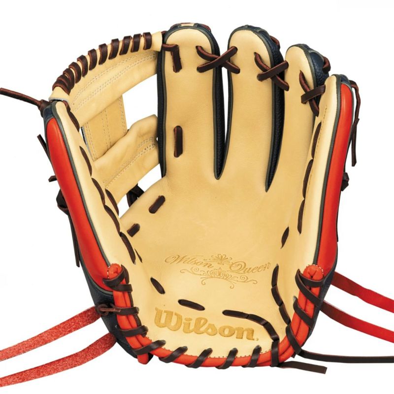 ウイルソンWilsonベースボール野球ソフトボールグラブミットグローブ女子ソフトボール用WILSONQUEENDUAL内野手用87型WBW103152レディース女性25SP春夏