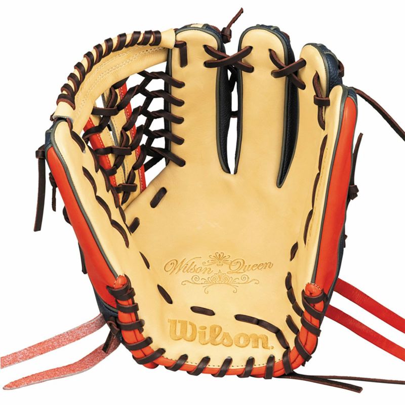ウイルソンWilsonベースボール野球ソフトボールグラブミットグローブ女子ソフトボール用WILSONQUEENDUALユーティリ用95型WBW103156レディース女性25SP春夏