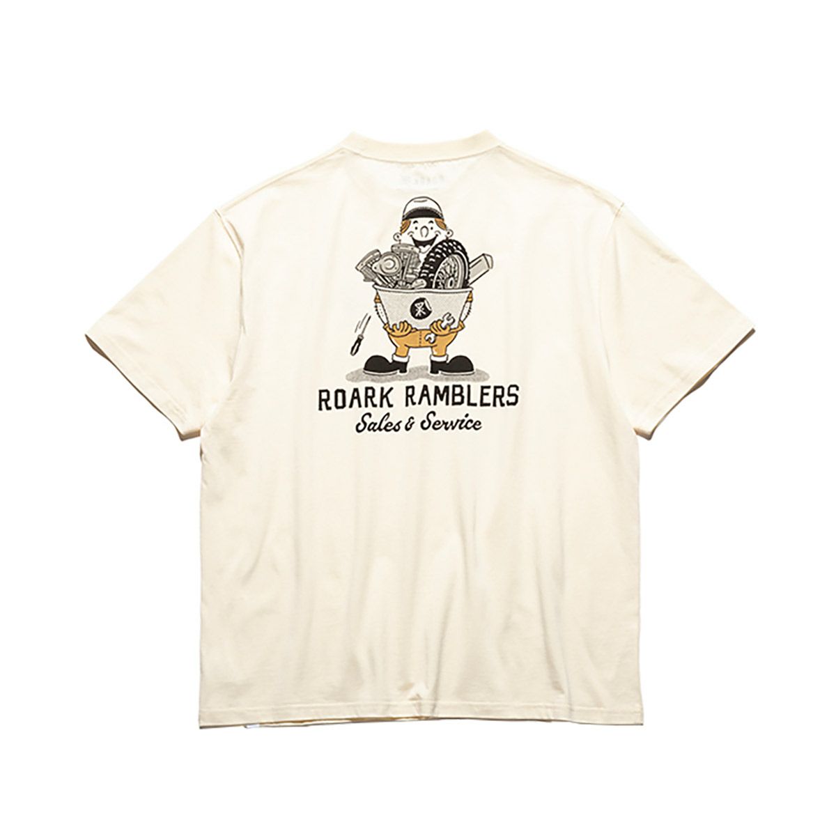 ロアークリバイバルROARKREVIVALサーフィンサーフウェア半袖TシャツRAMBLERSS/STEERTJM1121メンズ男性25SU春夏